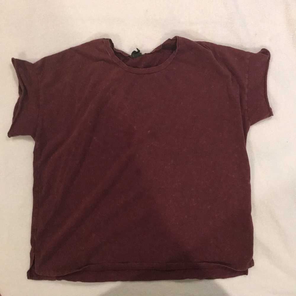 wild fable maroon tie die shirt ✨
